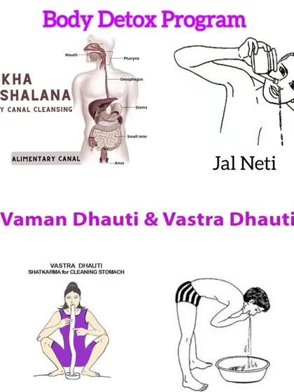 A core part of traditional yoga is purifying the body to prepare the mind for deeper states of meditation. Our curriculum includes the ancient cleansing techniques of Shatkarma, such as Jal Neti and Shankha Prakshalana, for complete detoxification.