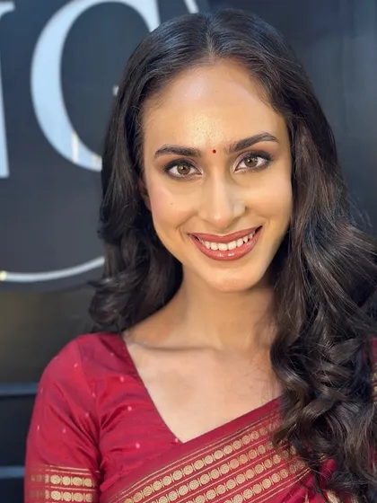 Her radiant smile says it all. It was an honor to do the makeup for such an inspiring woman and help her shine at her event.