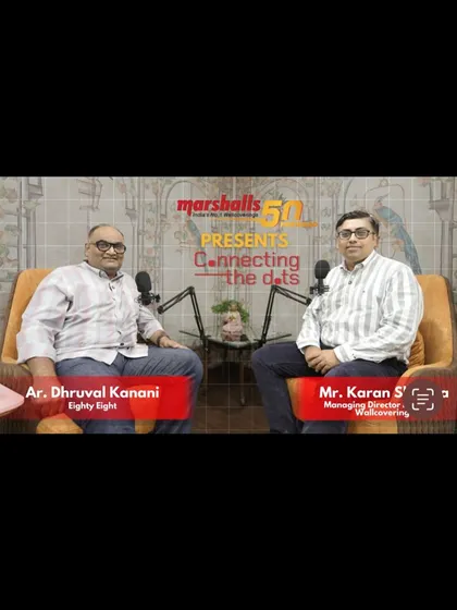 Here is the promotional image for our podcast with Ar. Dhruval Kanani of Eighty Eight. We explored the evolving role of Indian architects and the opportunities in the market today.