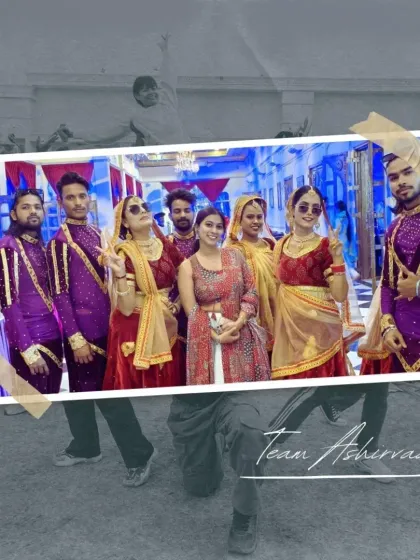 Posing with our dancers in their traditional outfits. We work with a professional and versatile team that can master any style of dance.