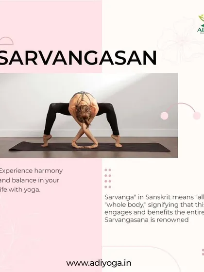 Sarvangasana, or shoulder stand, is known as the "queen of all asanas" because it benefits the entire body. This inversion is particularly noted for its positive effects on circulation and hormonal balance.