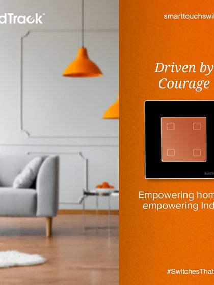 With every innovation, we move forward with courage. Our smart switches embody the spirit of progress, empowering every home and empowering India.