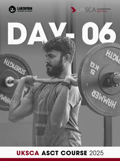 Lakshyan Academy of Sports - Coach & Trainer Education UKSCA Strength & Conditioning Certification photo 31