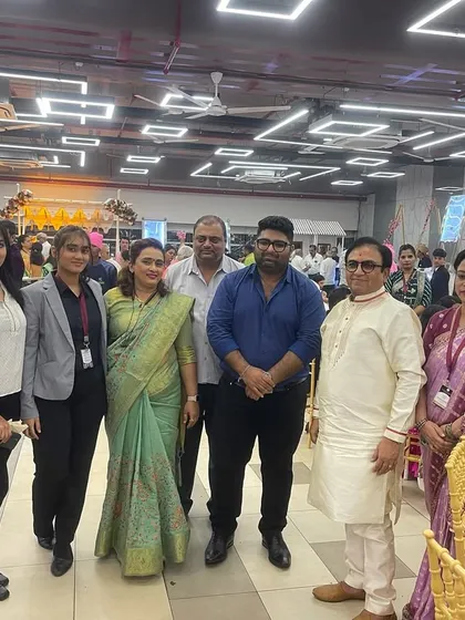 My team and I with actor Dilip Joshi. It is our warm hospitality and dedicated service, along with great food, that earns us the appreciation of all our clients and their distinguished guests.