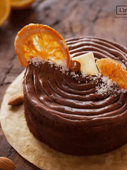Here you can see the natural ingredients that make our Almond Orange cake so special. Whole almonds and fresh oranges are the foundation of this delightful, gluten-free friendly dessert.