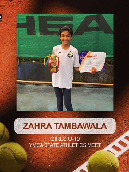 Congratulations to Zahra for achieving the individual championship in the under 10 girls' category at the YMCA State Athletics meet.