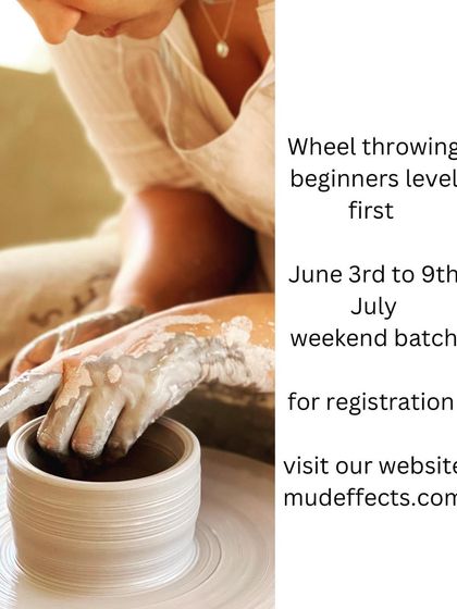 Registration is open for my beginner wheel throwing weekend batch, starting in June.