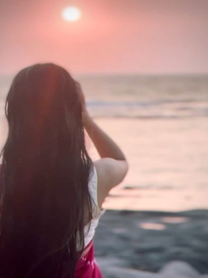 A duplicate of the beach sunset shoot.