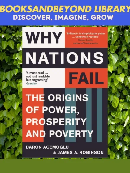 Ever wondered why some nations are rich and others poor? "Why Nations Fail" offers a brilliant and engaging explanation of how politics and economics shape the destinies of countries around the world. A must-read for curious minds.