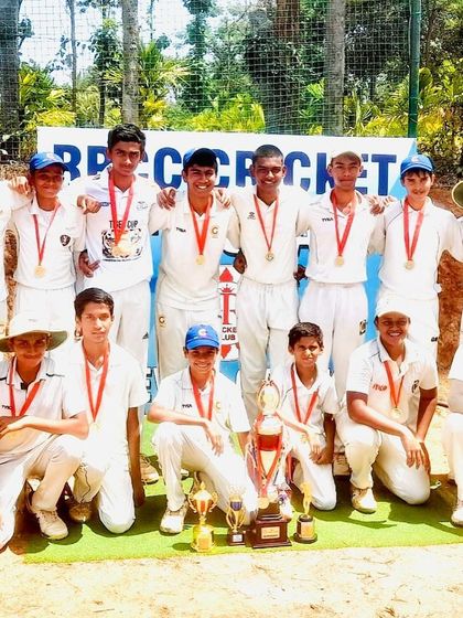 The City Gymkhana U16 team after winning the RRCC U16 cricket tournament in 2024. Success at this level requires a strong team culture and dedicated coaching.