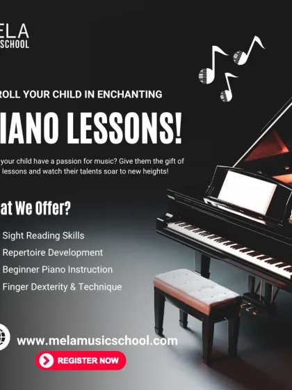 Mela Music School - Musical Instrument Lessons Piano & Keyboard for All Ages photo 16