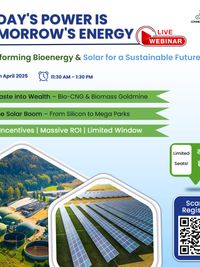Turnkey Renewable Energy Project Setup (Bio-CNG & Solar)