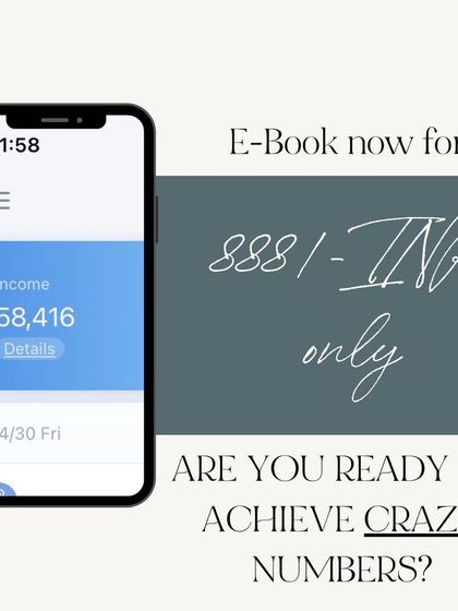 Another look at the offer for my money manifestation e-book. For 888 INR, you get practical steps, money spells, and the story of my own journey to financial stability.