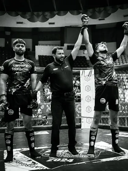 We build champions. Here is our fighter, Muhammed Darvesh, after winning the Gold Medal at the 7th MMA INDIA Nationals. This is the result of relentless hard work and a warrior's mindset.