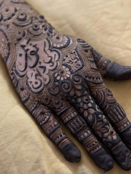 A close-up of the personalized name, showcasing the bold lines and surrounding details.