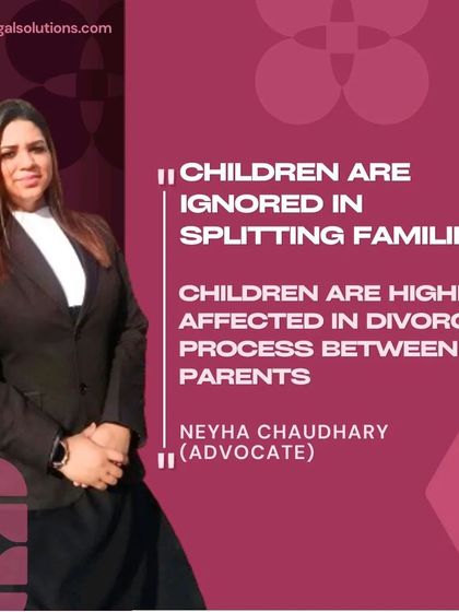 In the turmoil of a divorce, children are often the silent sufferers. Their emotional well-being is deeply affected by parental conflict, and it is my firm belief that their needs must be placed at the center of any resolution process.