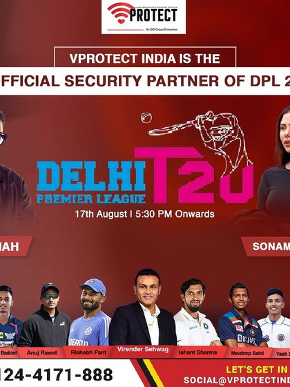 VProtect India was the official security partner of the Delhi Premier League 24. Our top-notch alarm, monitoring, and response services ensured the safety of everyone at this electrifying event.