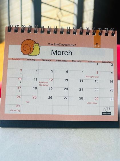 Shraddhadoodles - Custom Art & Merchandise A Look Back: Past Calendars photo 8