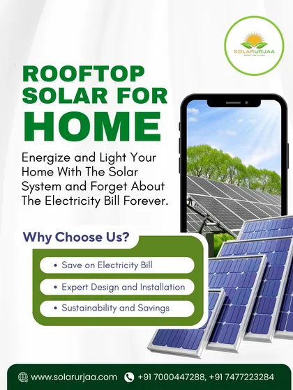 Why choose us for your rooftop solar? We provide expert design and installation to ensure you not only save on your electricity bill but also contribute to a sustainable future.
