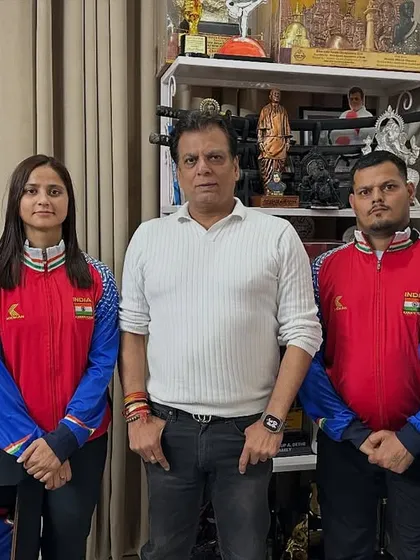 Seeing off KIO India players at my office before they depart for the USA Open Karate Championship in Las Vegas. I personally wish them the best for a medal winning performance.