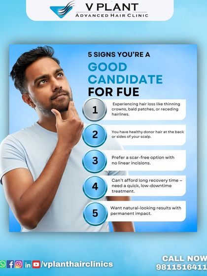 This checklist outlines 5 signs that you're a good candidate for FUE, including having healthy donor hair, preferring a scar-free option, and wanting natural-looking, permanent results with low downtime.