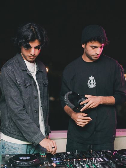 A shot of the DJ duo Makaan getting ready to play their set at a Lush Loft party. I love providing a platform for other multidisciplinary artists to share their unique sounds in a relaxed, supportive environment.