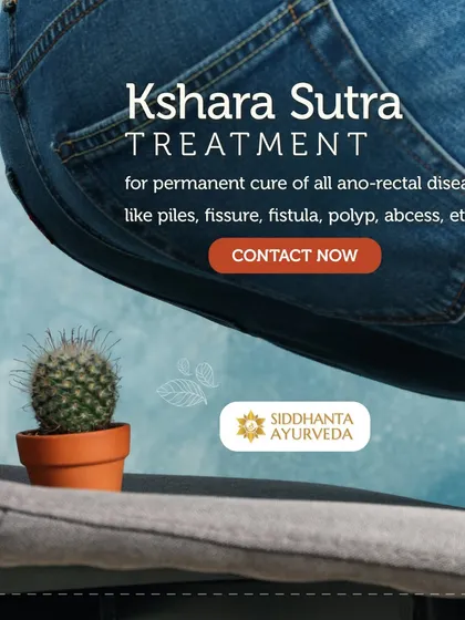For painful anorectal conditions like piles and fistula, surgery is not the only path. This image represents the Kshara Sutra treatment I offer, a minimally invasive and highly effective Ayurvedic procedure that aims for a permanent cure.