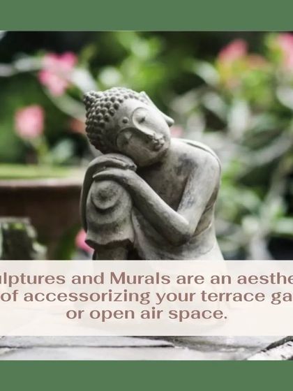 Sculptures are a powerful way to add an artistic and personal touch to your garden. This reclining Buddha sculpture brings a sense of calm and contemplation to the space. We can source or customize sculptures in various sizes and materials.