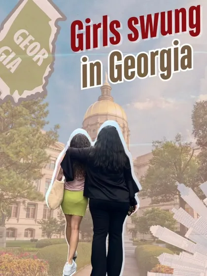 The best kind of therapy? A girls' trip to a new country. "Girls Swung in Georgia" captures the freedom and joy of exploring a new place with your new best friends.