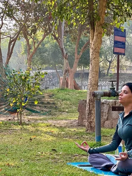 Spring is here, and so are the peacocks. A beautiful moment of meditation in nature.