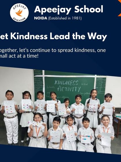 Let kindness lead the way. We encourage our students and the entire school community to continue spreading kindness, one small act at a time, to create a more positive and supportive environment for all.