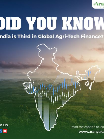Did you know India ranks third in global Agri-Tech finance? This highlights the immense potential and innovation within the country's agricultural sector, an area where we are a leading player.