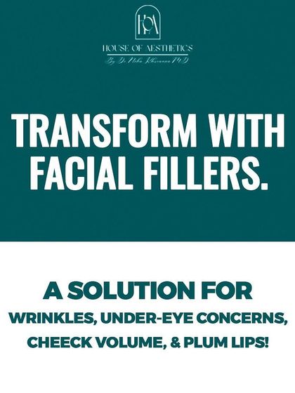 Facial fillers are a versatile solution for many concerns. I use them to smooth wrinkles, correct under-eye hollows, restore cheek volume, and create plump, defined lips for a complete facial transformation.