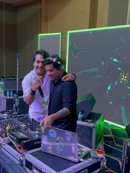 All smiles after a super fun night in Lucknow. The connection between us is what makes the music so special and energetic.