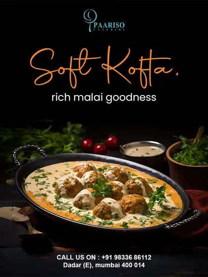 Indulge in the luxurious taste of our Malai Kofta. Soft vegetable and paneer dumplings are simmered in a rich, creamy, and mildly spiced gravy.