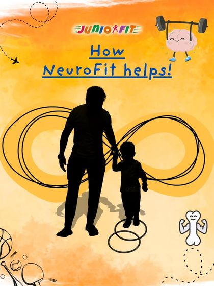 How does NeuroFit help? By creating a safe space for playful, inclusive fitness. The infinity symbol represents our endless support for every child's unique journey.