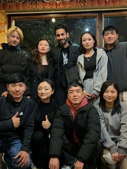 Another cherished memory with my fitness family in Bhutan. These moments of connection and shared peace after a great workout are what make this journey so meaningful.