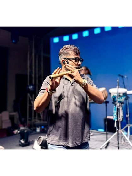 The flute melody being fine-tuned. These quiet moments of preparation are crucial.