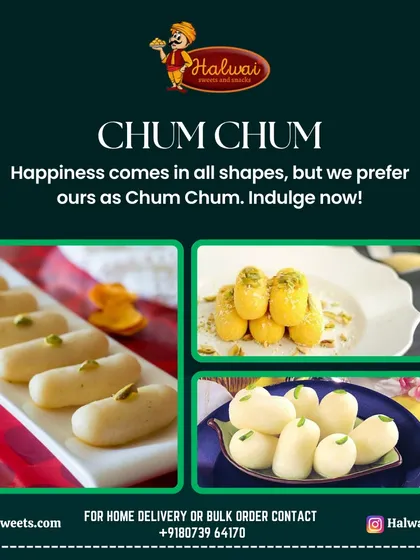 Happiness comes in all shapes, but I prefer ours as Chum Chum. Indulge in this soft, syrupy Bengali delight.