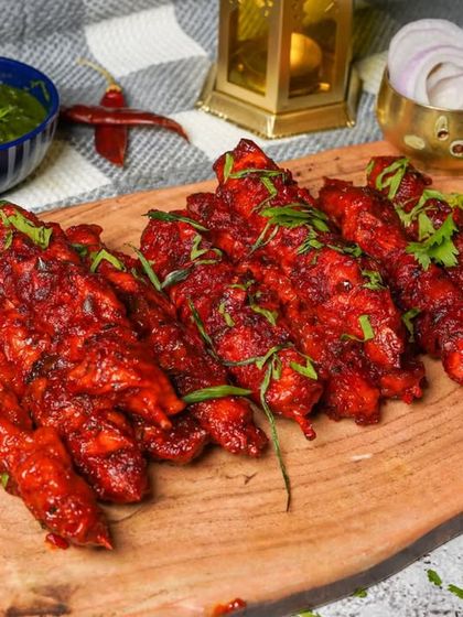 Indulge in the flavours of tradition with our Iftar Premium Box. This includes fiery red chicken starters, perfectly spiced and ready to be enjoyed.