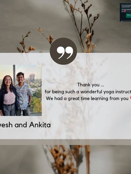 Sreya Bhar - Corporate Yoga Programs Happy Teams & Testimonials photo 6