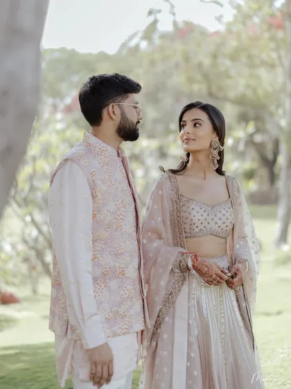 This dreamy mehendi look is the epitome of soft glam. I teach how to create ethereal, romantic makeup for pre-wedding festivities.