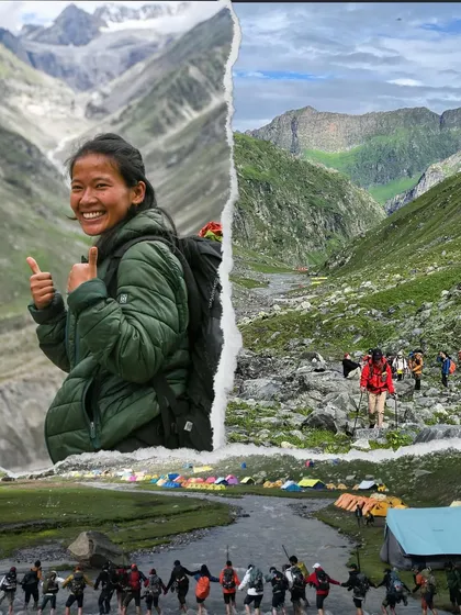 From river crossings to thumbs-ups in the valley, this collage captures the spirit of our Hampta Pass adventure.