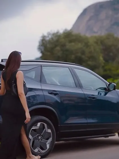 I love creating content that feels powerful and aspirational. This shot for the Tata Harrier.ev launch captures that unstoppable, electric energy, blending high-end automotive tech with a bold fashion statement. It’s about making a product the hero of a larger-than-life story.