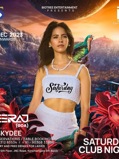 Supporting a guest DJ from Goa for a Saturday Club Night. I enjoy collaborating and being part of bigger lineups.