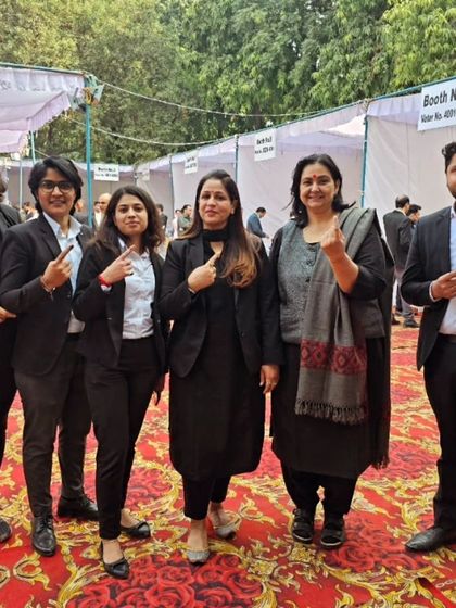 Casting our votes at the Bar Association elections. It is our duty and privilege to participate in the governance of our legal community.