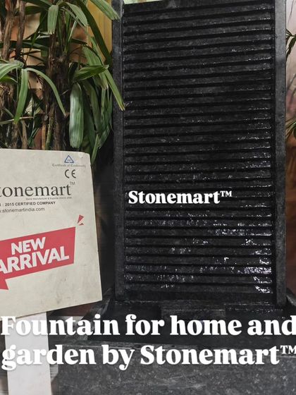 A versatile fountain for home and garden, this 3-foot granite waterfall is easy to place and maintain.