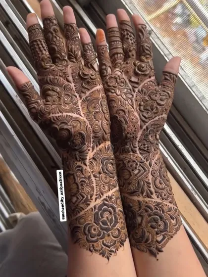 Another angle of this intricate design, showing the depth and complexity of the pattern.