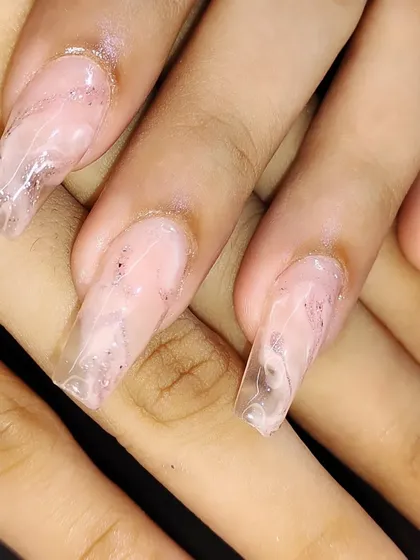 The full set of the throwback acrylic extensions.
