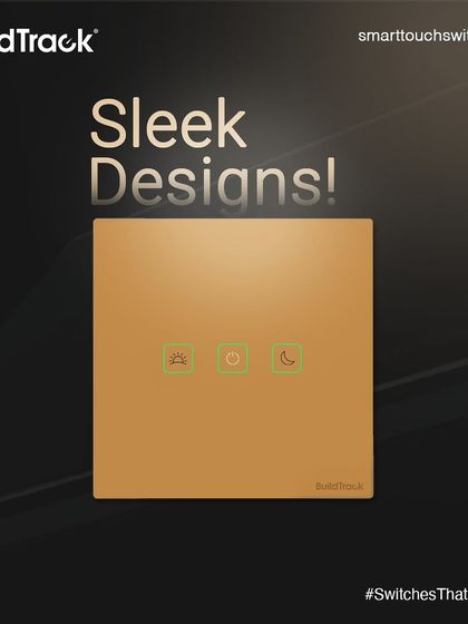 Sleek design is at the heart of our product philosophy. This minimalist, single-button keypad in a warm metallic finish is an example of how our switches can complement a sophisticated and modern interior.